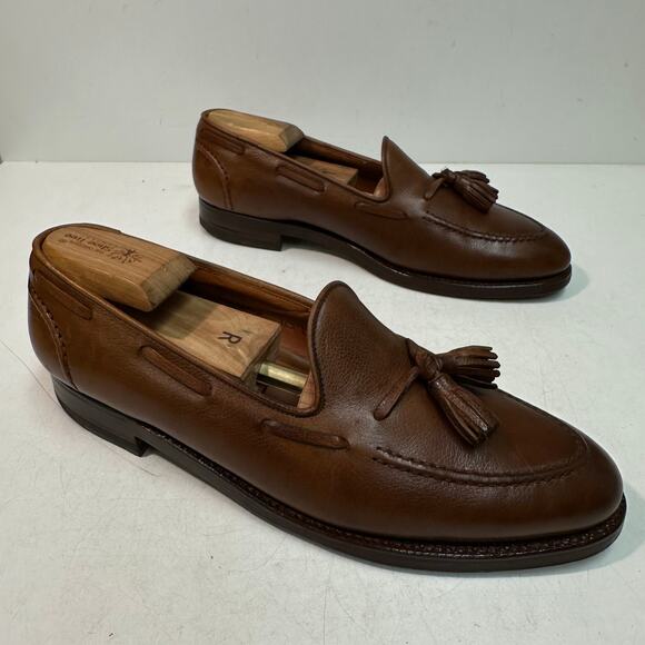 NEW HEELS Crockett & Jones x Ralph Lauren Tassel Loafers Bench Made England 10 D main image 12